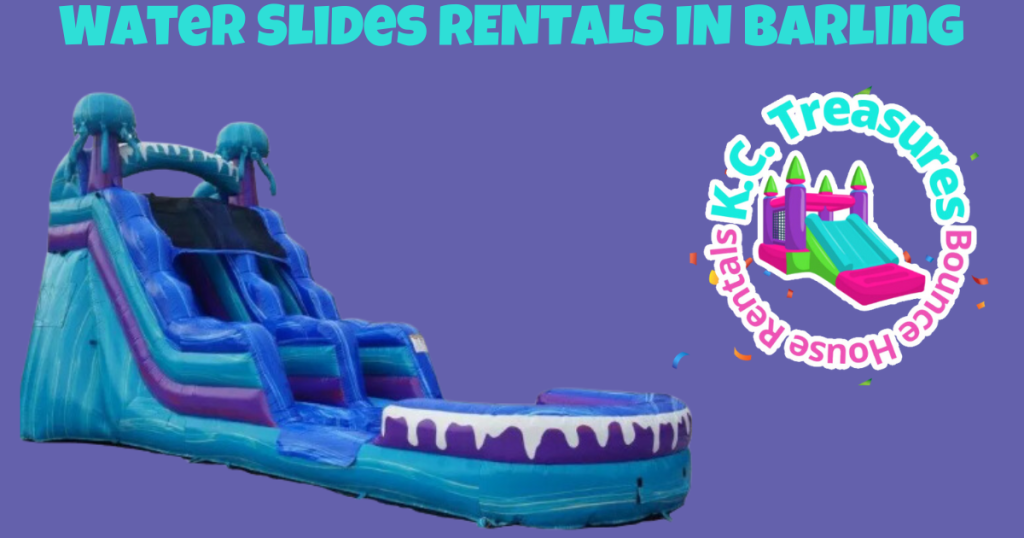 Water Slide Rentals In Barling, AR - K.C. Treasures Bounce House Rentals