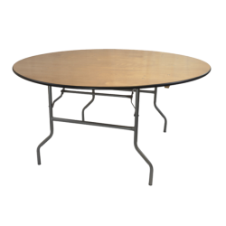 5' WOODEN ROUND TABLES